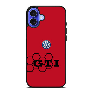 VW VOLKSWAGEN RED HONEYCOMB iPhone 16 Case