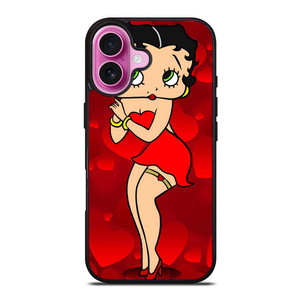 BETTY BOOP CARTOON LOVE iPhone 16 Plus Case