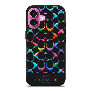 COACH NEW YORK LOGO RAINBOW iPhone 16 Plus Case