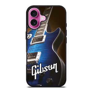GIBSON GUITAR BLUE iPhone 16 Plus Case