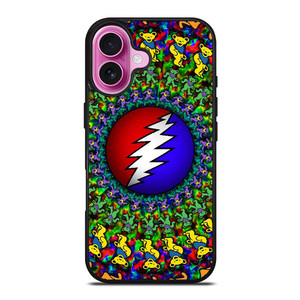GRATEFUL DEAD DANCING BEARS LOGO iPhone 16 Plus Case