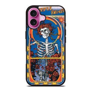 GRATEFUL DEAD SKULL AND ROSE 3 iPhone 16 Plus Case