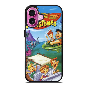 JETSONS MEET FLINTSTONES iPhone 16 Plus Case