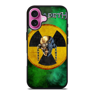 MEGADETH NUCKLEAR LOGO iPhone 16 Plus Case