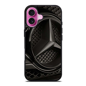 MERCEDES BENZ LOGO BLACK EMBLEM iPhone 16 Plus Case