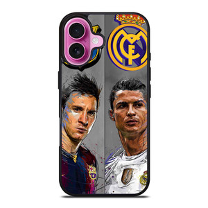 MESSI RONALDO iPhone 16 Plus Case
