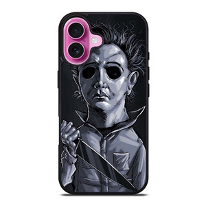 MICHAEL MYERS HALLOWEEN ART iPhone 16 Plus Case