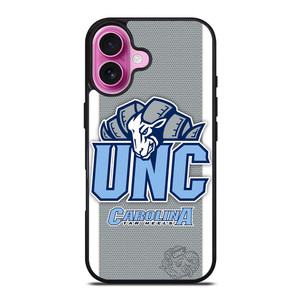 NORTH CAROLINA TAR HEELS LOGO BASKETBALL UNIVERSITY MASCOT iPhone 16 Plus Case