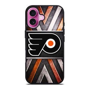 PHILADELPIA FLYERS METAL LOGO iPhone 16 Plus Case