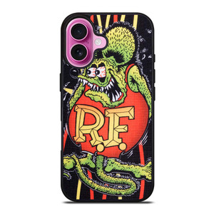 RAT FINK PINSTRIPE iPhone 16 Plus Case