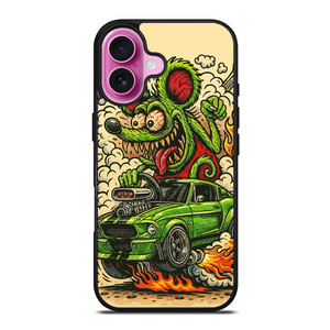 RAT FINK RACE iPhone 16 Plus Case