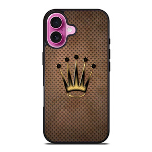 ROLEX WATCH LOGO METAL iPhone 16 Plus Case