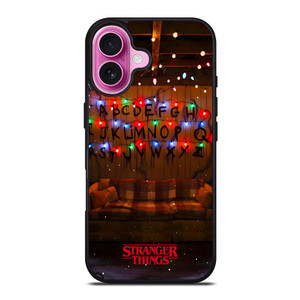 STRANGER THINGS COLORFUL LAMP iPhone 16 Plus Case