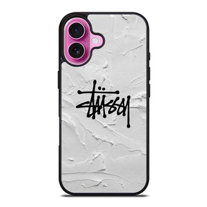 STUSSY LOGO ICON WHITE iPhone 16 Plus Case
