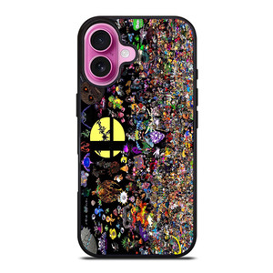 SUPER SMASH BROS ALL CHARACTER iPhone 16 Plus Case