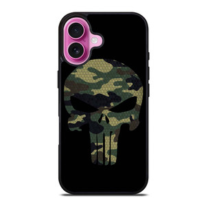 THE PUNISHER LOGO CAMO iPhone 16 Plus Case