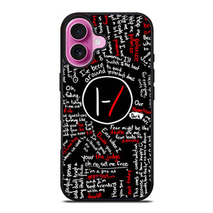 TWENTY ONE PILOTS LYRICS iPhone 16 Plus Case