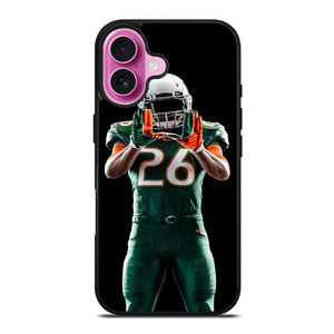 UM MIAMI HURRICANES FOOTBALL iPhone 16 Plus Case