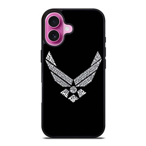 US AIR FORCE MONOGRAM LOGO iPhone 16 Plus Case