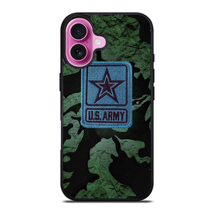 US ARMY LOGO EMBROIDERY CAMO iPhone 16 Plus Case