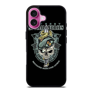 US ARMY SPECIAL FORCES LOGO SKULL iPhone 16 Plus Case