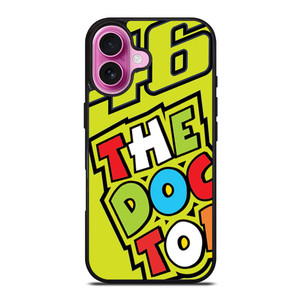 VALENTINO ROSSI VR46 THE DOCTOR iPhone 16 Plus Case