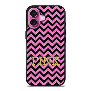 VICTORIA'S SECRET PINK CHEVRON iPhone 16 Plus Case