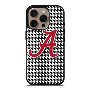 ALABAMA HOUNDSTOOTH CRIMSON TIDE iPhone 16 Pro Case