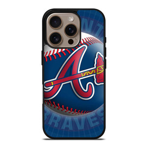 ATLANTA BRAVES LOGO MLB BASEBALL TEAM ICON iPhone 16 Pro Case