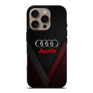 AUDI METAL LOGO iPhone 16 Pro Case