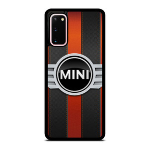 MINI COPER LOGO BLACK RED STRIPES Samsung Galaxy S20 Case