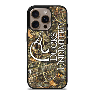 DUCKS UNLIMITED WETLANDS WATERFOWL CAMO iPhone 16 Pro Case