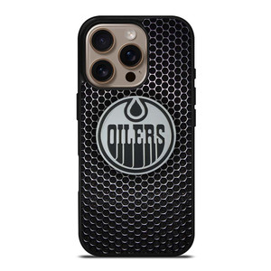 EDMONTON OILERS METAL LOGO iPhone 16 Pro Case