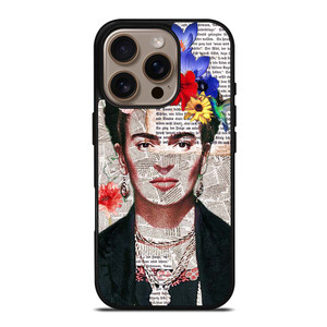 FRIDA KAHLO NEWSPAPER iPhone 16 Pro Case