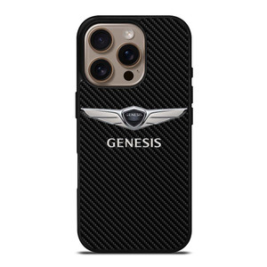 GENESIS CAR LOGO CARBON iPhone 16 Pro Case