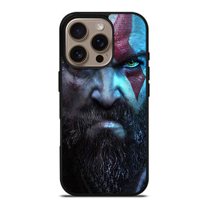 KRATOS FACE GOD OF WAR RAGNAROK iPhone 16 Pro Case