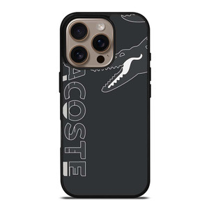 LACOSTE CROC LOGO GRAY ICON iPhone 16 Pro Case