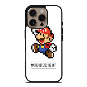 MARIO BROSS PIXEL 32 BIT iPhone 16 Pro Case