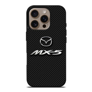 MAZDA MX 5 LOGO CARBON iPhone 16 Pro Case