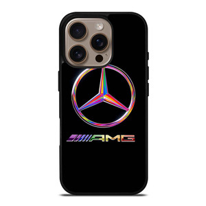 MERCEDEZ BENS LOGO RAINBOW iPhone 16 Pro Case