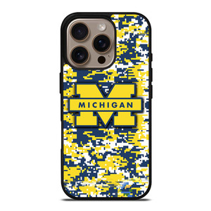 MICHIGAN WOLVERINES CAMO iPhone 16 Pro Case