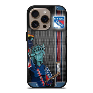 NEW YORK RANGERS NHL LIBERTY STATUE iPhone 16 Pro Case