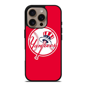 NEW YORK YANKEES BASEBALL CLUB LOGO RED iPhone 16 Pro Case