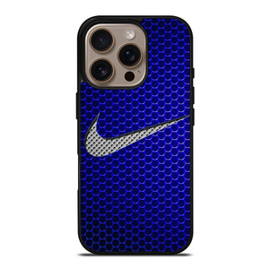 NIKE LOGOMETAL BLUE iPhone 16 Pro Case