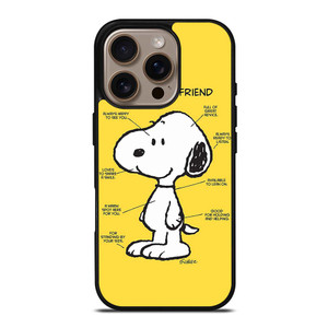 SNOOPY DOG PERFECT FRIEND iPhone 16 Pro Case