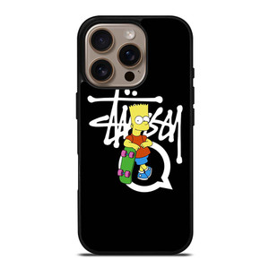 STUSSY BART SIMSON iPhone 16 Pro Case
