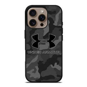 UNDER ARMOUR LOGO GREY CAMO iPhone 16 Pro Case