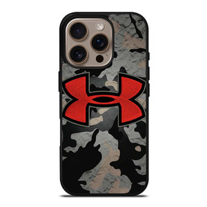 UNDER ARMOUR LOGO RED CAMO iPhone 16 Pro Case