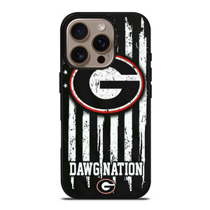 UNIVERSITY GEORGIA BULLDOGS FLAG iPhone 16 Pro Case