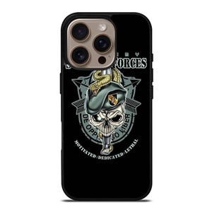 US ARMY SPECIAL FORCES LOGO SKULL iPhone 16 Pro Case